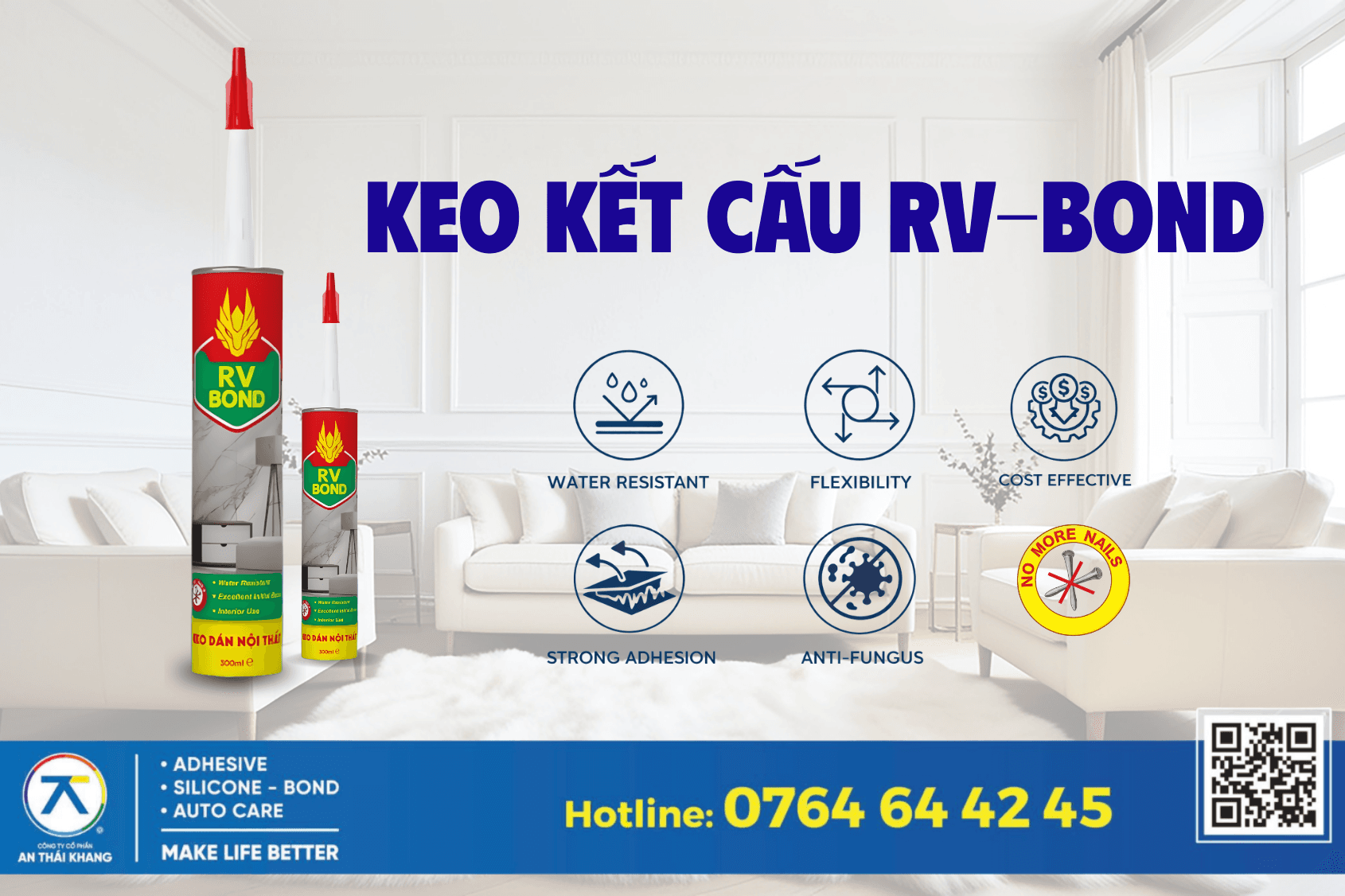 Keo Dán Đồ Vật Lên Tường: Giải Pháp Dễ Thi Công