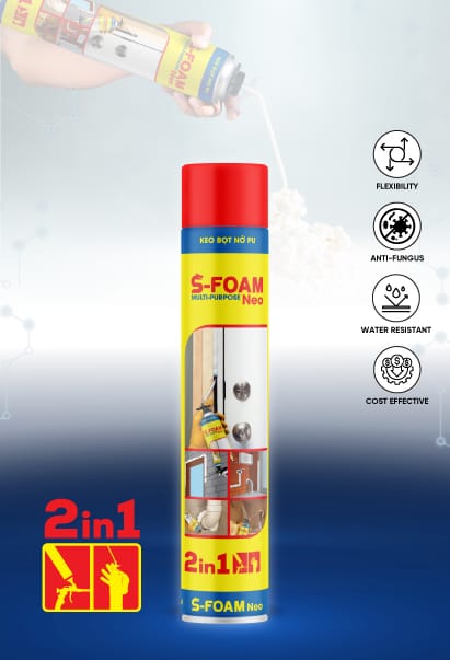 Keo Bọt Nở S-FOAM NEO 1