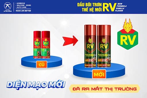 Thông Báo Thay Đổi Bao Bì Sản Phẩm Dầu Bôi Trơn RV