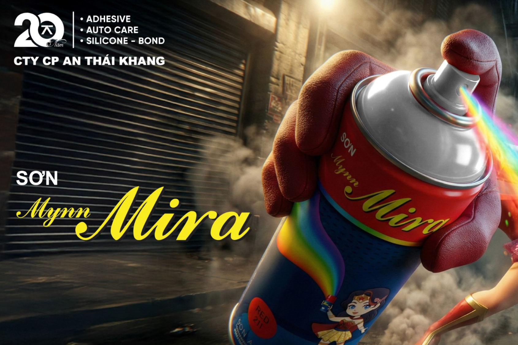 Cách xịt sơn đều đẹp, bền màu với sơn xịt MIRA