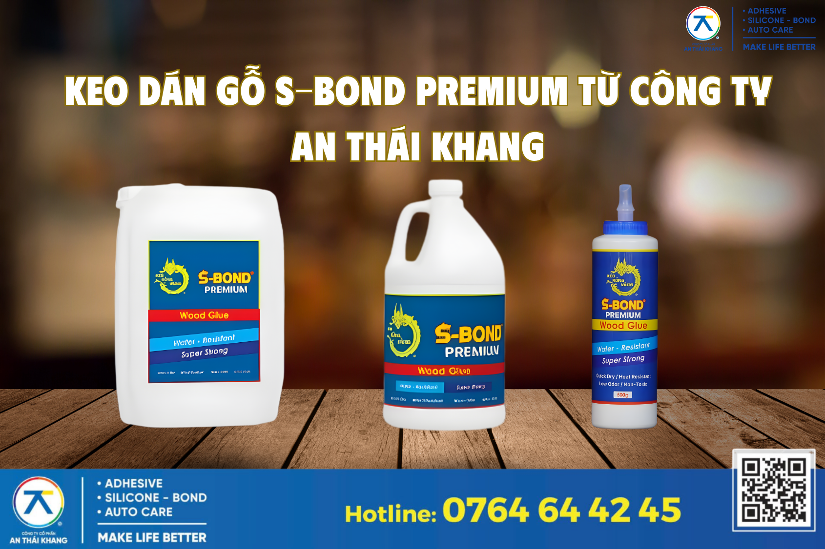 An Thai Khang Wood Adhesive Manufacturer – S-Bond Premium
