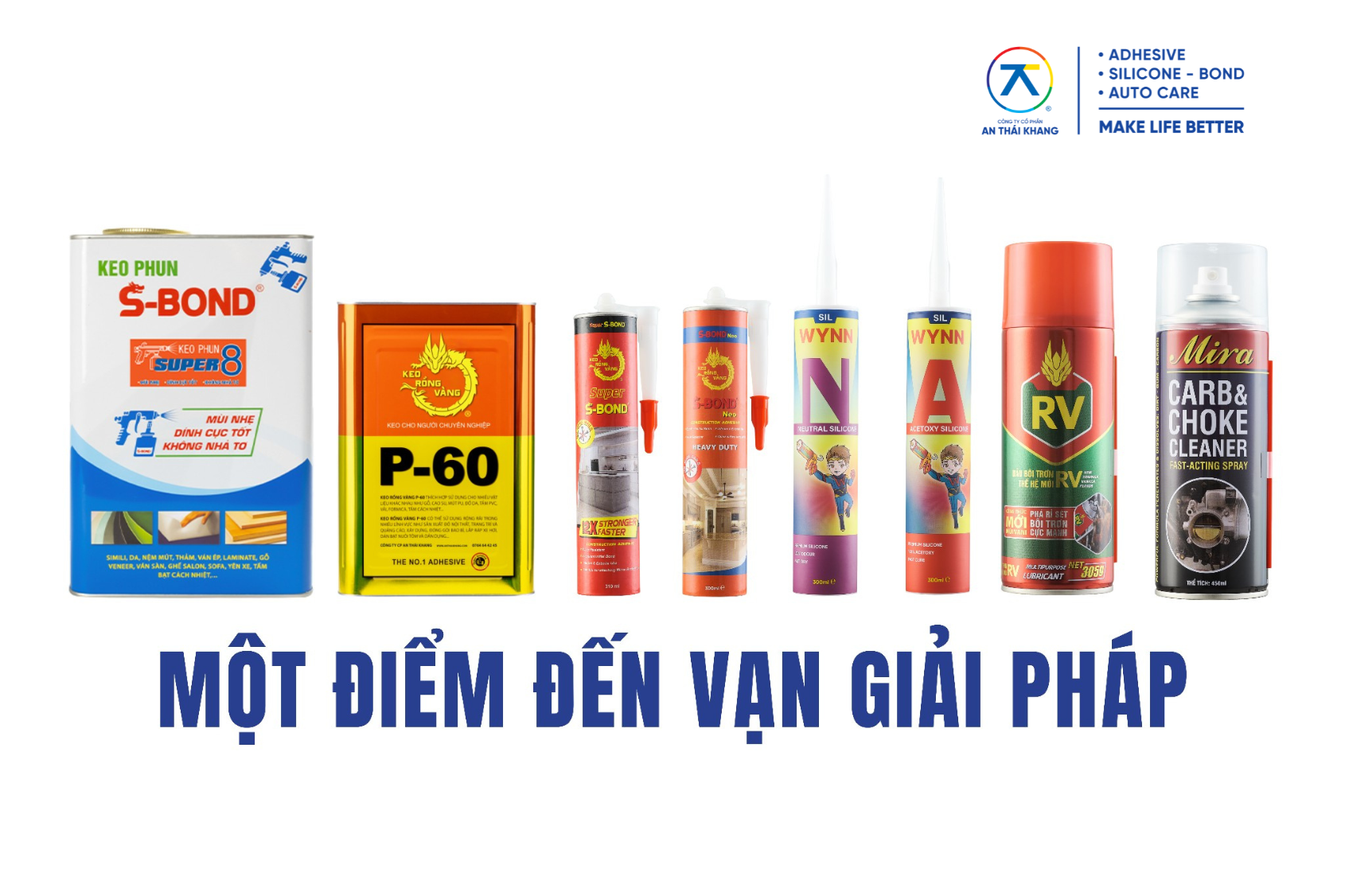 Comprehensive Adhesive & Industrial Supply Solutions from An Thai Khang for Construction, Manufacturing, and Maintenance