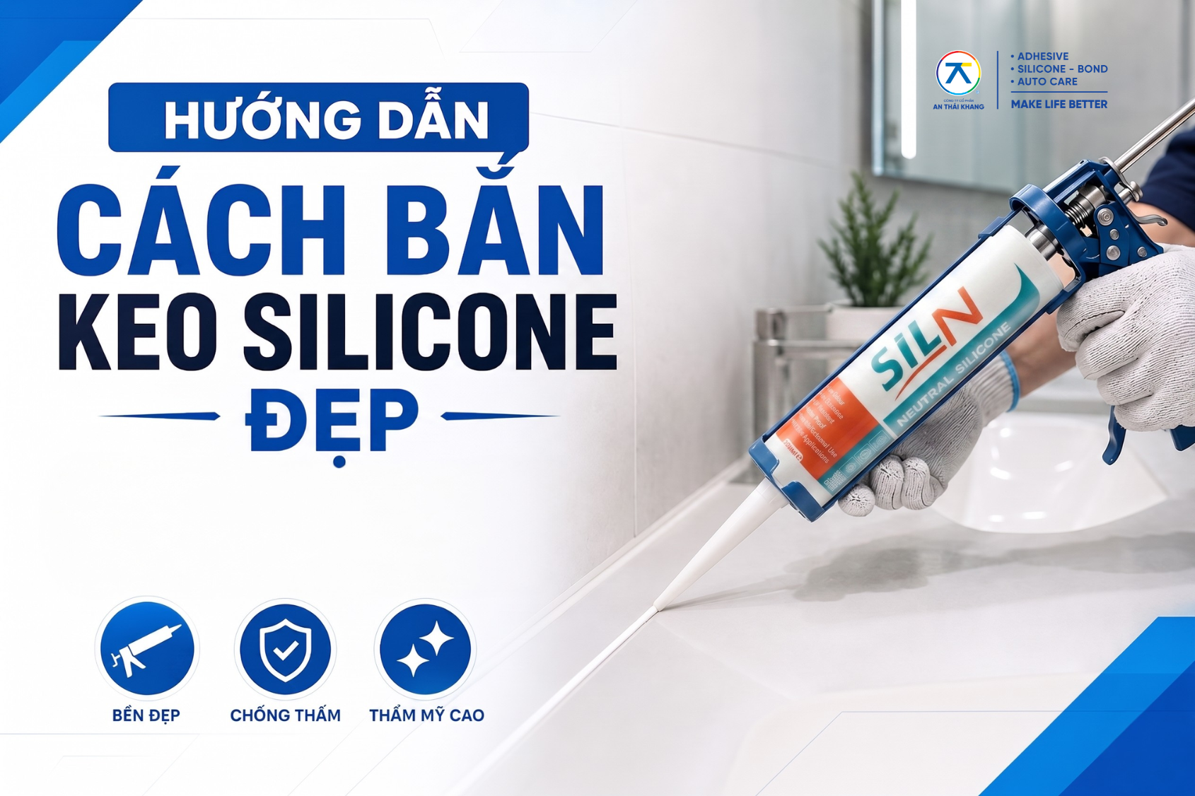 How to Apply Silicone Sealant Neatly and Professionally