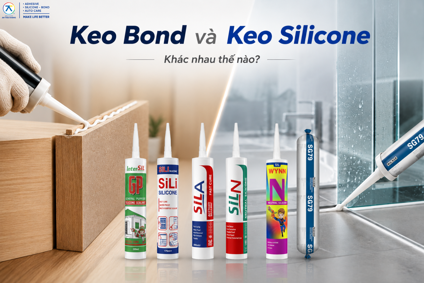 Keo Bond và keo Silicone khác nhau như thế nào?