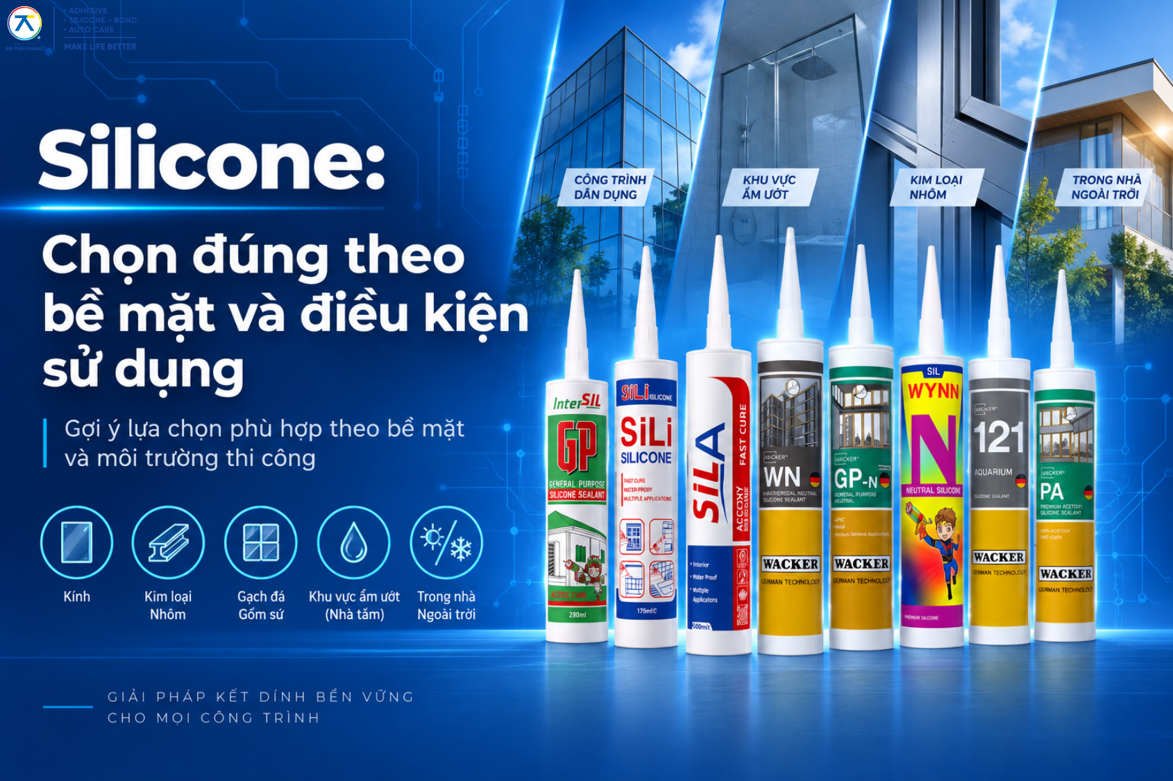 Silicone: Choosing the Right Type for Different Surfaces and Application Conditions