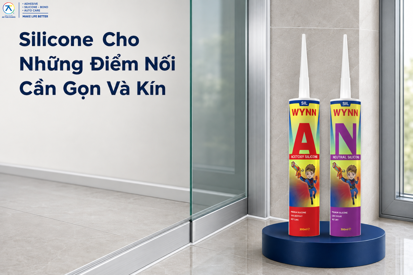 Chọn Keo Silicone Cho Những Điểm Nối Gọn Và Kín