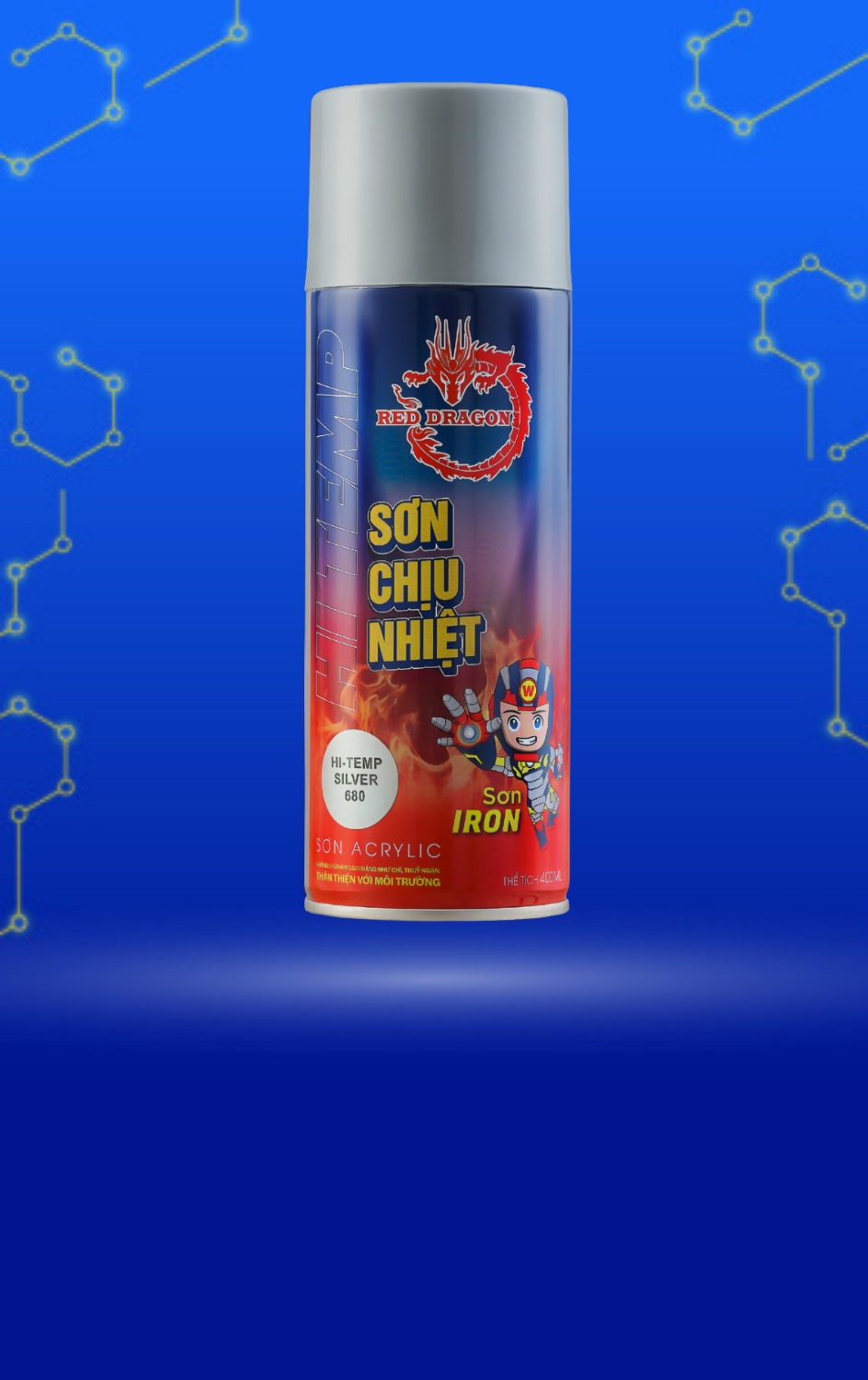 Sơn Xịt Chịu Nhiệt IRON